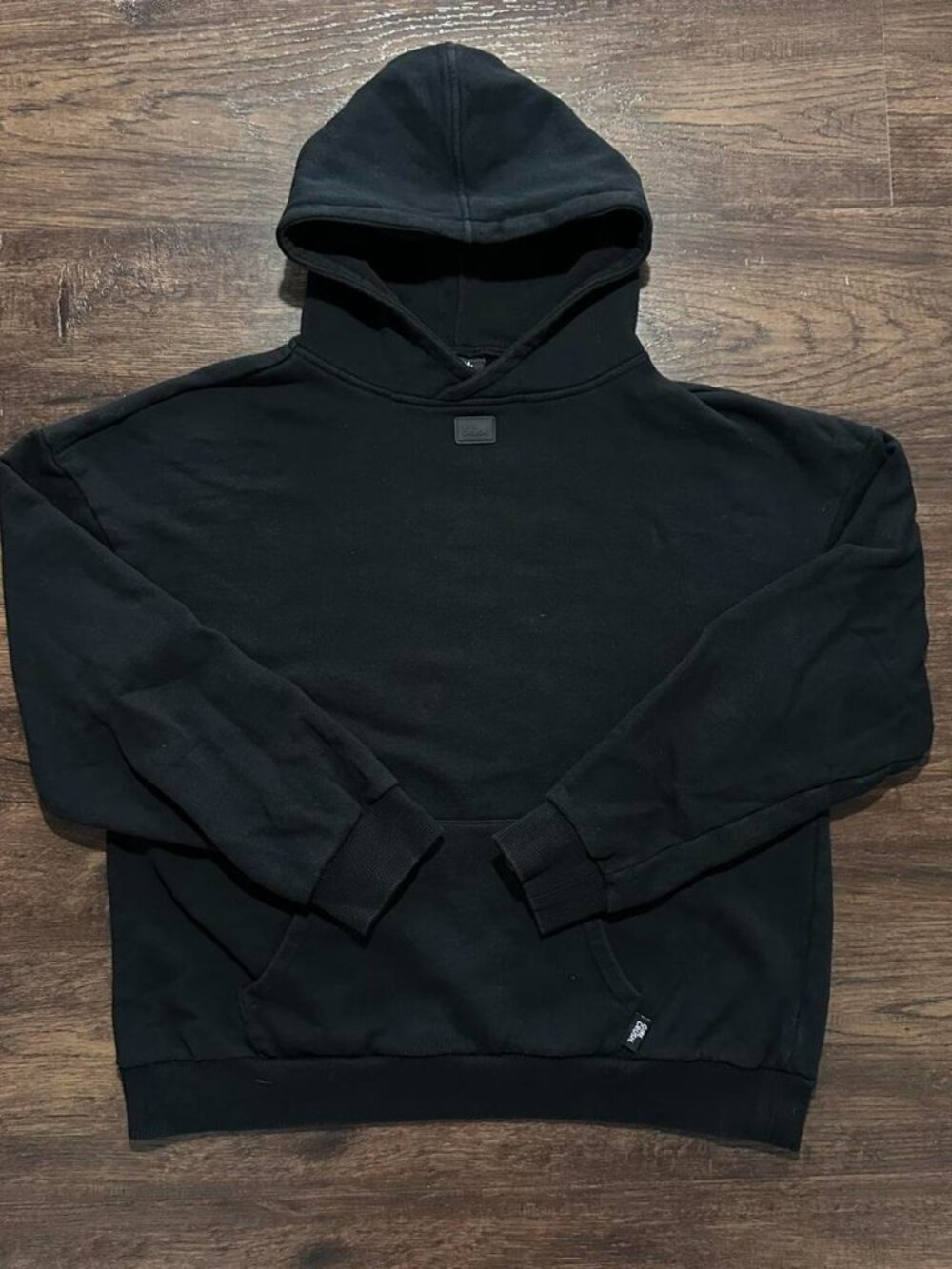 Girl Crush Hoodie Size XS Black Boxy Oversized
